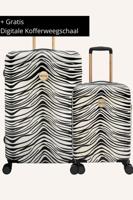 Mosz Lauren 2-delige Kofferset ZEBRA