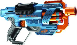 NERF speelpistool Elite 2.0 Commander RD 6 36,4 cm blauw/oranje