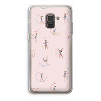 Dancing #3: Samsung Galaxy A8 (2018) Transparant Hoesje