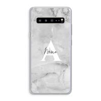 Ivory Marble: Samsung Galaxy S10 5G Transparant Hoesje