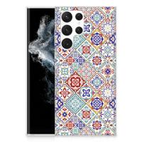 Samsung Galaxy S22 Ultra | TPU | Siliconen hoesje | Tiles Color