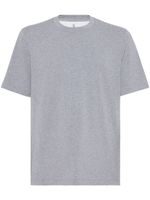 Brunello Cucinelli t-shirt en coton à design chiné - Gris - thumbnail