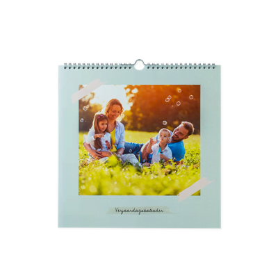 Verjaardagskalender 30x30 Vierkant