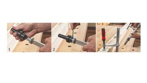 Bessey Werkbankadapters | voor boor d. 16 mm geschikt voor 30 mm | 1 stuk - TW16AW30 TW16AW30