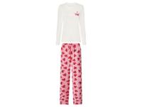 esmara Dames pyjama (beige/harten roze, XS (32/34))