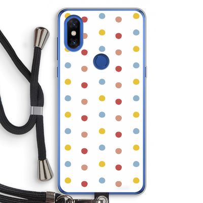 Bollen: Xiaomi Mi Mix 3 Transparant Hoesje met koord