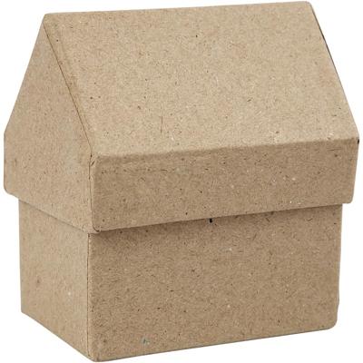 Creativ Company Huizen, h: 10,5 cm, afm 6x8,5 cm, 4 stuk/ 1 doos