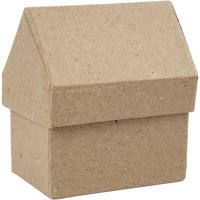 Creativ Company Huizen, h: 10,5 cm, afm 6x8,5 cm, 4 stuk/ 1 doos