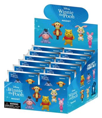 Winnie the Pooh Magnets blind pack Series 1 Display (12)
