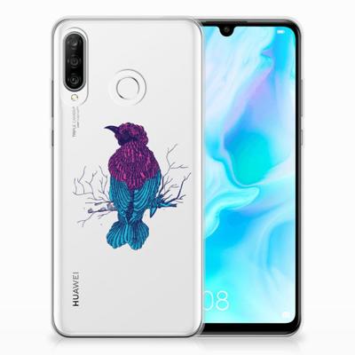 Huawei P30 Lite Telefoonhoesje met Naam Merel Huawei P30 Lite Telefoonhoesje met Naam Merel