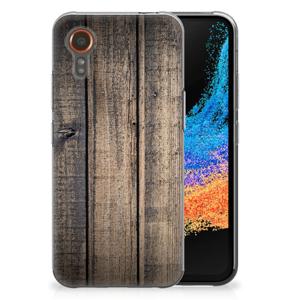 Samsung Galaxy Xcover 7 Bumper Hoesje Steigerhout