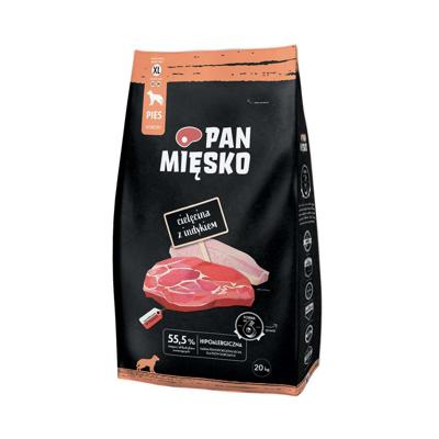 Pan Meat Kalfsvlees met Kalkoen XL - droog hondenvoer - 20 kg