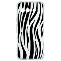 Google Pixel 9a Hoesje - Zebra TPU Antishock Google Pixel 9a Hoesje - Zebra TPU Antishock
