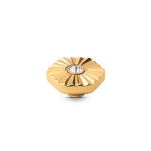 Melano Vivid Sunflower Steentje Crystal Goud
