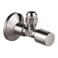 GROHE hoekstopkraan knel 1/2x3/8 m. metalen greep hard graphite 22037A00 - thumbnail