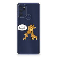 Motorola Moto G60s Telefoonhoesje met Naam Giraffe - thumbnail