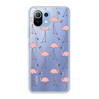 Anything Flamingoes: Xiaomi Mi 11 Lite Transparant Hoesje