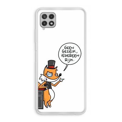 Geen Gezeik: Samsung Galaxy A22 4G Transparant Hoesje