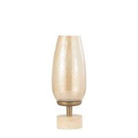 Sajeth Windlicht M - Messing & Luster Glas op Voet