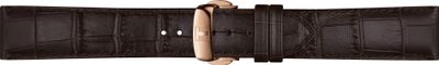 Horlogeband Tissot T600048683 Leder Bruin 20mm