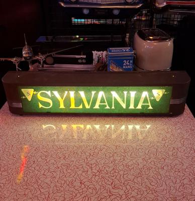 Sylvania Vintage Reclame Lamp - Origineel Sylvania Vintage Reclame Lamp - Origineel