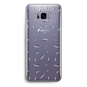 Hipster stripes: Samsung Galaxy S8 Plus Transparant Hoesje