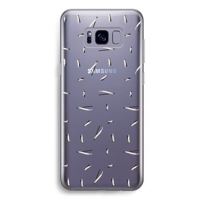 Hipster stripes: Samsung Galaxy S8 Plus Transparant Hoesje