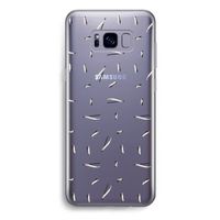 Hipster stripes: Samsung Galaxy S8 Plus Transparant Hoesje