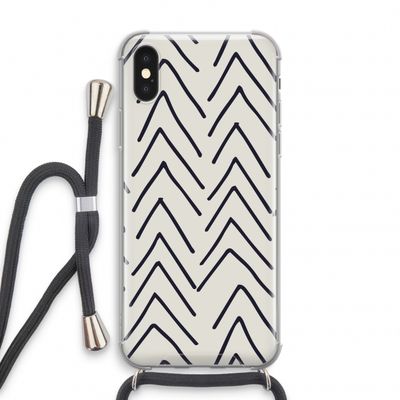 Marrakech Arrows: iPhone XS Transparant Hoesje met koord