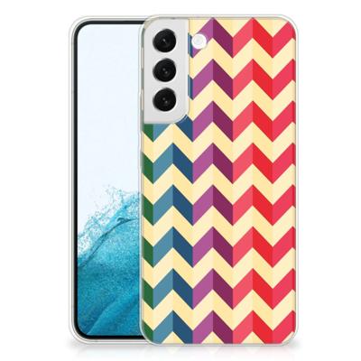 Samsung Galaxy S22 Plus | TPU bumper | Zigzag Multi Color Samsung Galaxy S22 Plus | TPU bumper | Zigzag Multi Color
