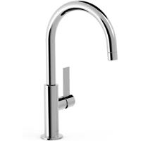 Wastafelkraan Tres Project | Opbouw | Draaibare uitloop | Mengkraan | Hoog model | 1-hendel | Rond | Chroom