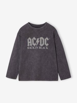 T-shirt met lange mouwen AC DC® jongen antraciet