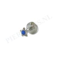 Labret ster blauw