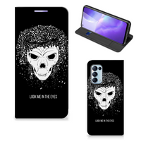 Mobiel BookCase OPPO Find X3 Lite Skull Hair