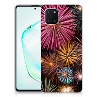 Samsung Galaxy Note 10 Lite Silicone Back Cover Vuurwerk - thumbnail