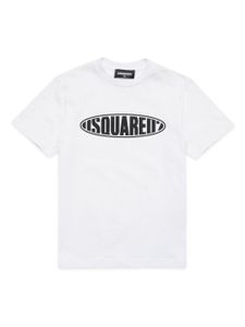 DSQUARED2 KIDS t-shirt en coton à logo imprimé - Blanc