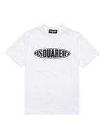 DSQUARED2 KIDS t-shirt en coton à logo imprimé - Blanc - thumbnail