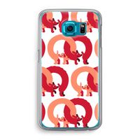 Dogs: Samsung Galaxy S6 Transparant Hoesje Dogs: Samsung Galaxy S6 Transparant Hoesje