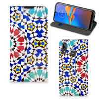 Motorola Moto E6 Plus Standcase Mozaïek - thumbnail