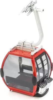 Gondel omega iv rood/zwart