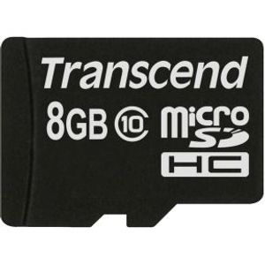 Transcend microSDHC 8GB Class 10 - [TS8GUSDC10]