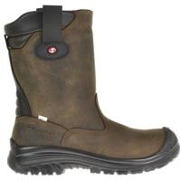 Sixton Peak 81411-07 Ranch Laars Hdry Hoog S3 + KN Gevoerd | Bruin/Zwart | Maat 43 - 00.091.126.43