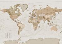 Komar Home; Komar Colours Fotobehang Earth Map - X7-1015