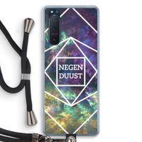 Negenduust ruimte: Sony Xperia 5 II Transparant Hoesje met koord