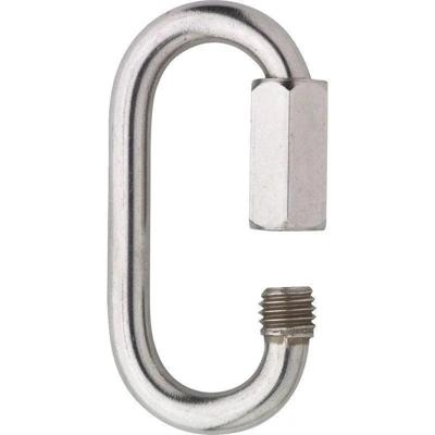 Ovaal oog met schroefdraad chrome 6x58mm M