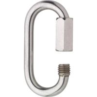 Ovaal oog met schroefdraad chrome 6x58mm M