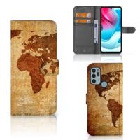 Motorola Moto G60s | Flip Cover | Wereldkaart