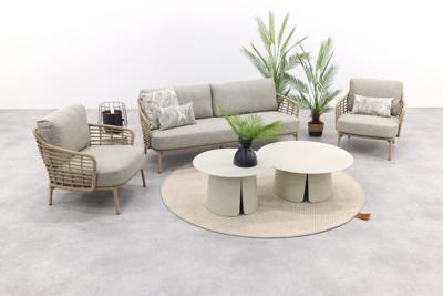 4 Seasons Como/Velora stoel-bank loungeset - 5-delig