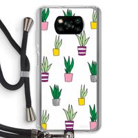 Sanseveria: Xiaomi Poco X3 NFC Transparant Hoesje met koord
