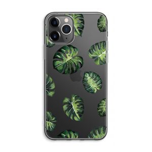 Tropische bladeren: iPhone 11 Pro Max Transparant Hoesje